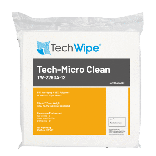 Pano para Sala Limpa Tech-MicroClean TW-2290A-12
