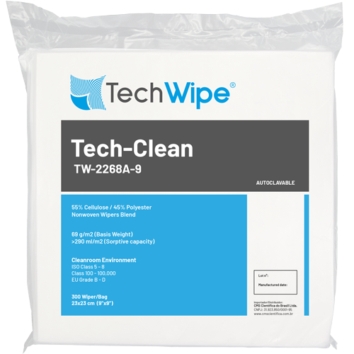 Pano para Sala Limpa Tech-Clean TW-2268A-9