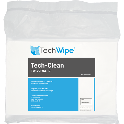 Pano para Sala Limpa Tech-Clean TW-2269A-12